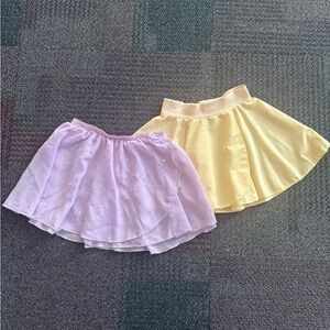 Little girls ballet skirt set, dance class, 6x-7
